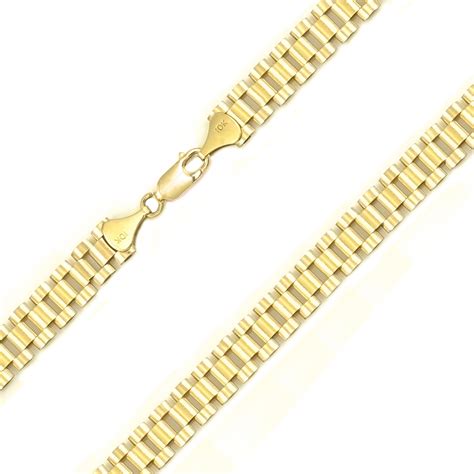 rolex necklace chain|10k gold rolex chains.